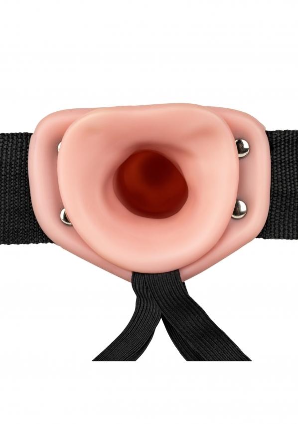Realrock-Vibrating-Hollow-Strap-on-duty-pripinaci-penis-21-cm-telovy-4 Realrock Vibrating Hollow Strap-on dutý připínací penis 21 cm - tělový