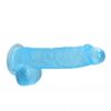 Realrock gelové dildo s přísavkou 16 cm modré