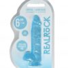 Realrock gelové dildo s přísavkou 16 cm modré