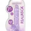 Realrock gelové dildo s přísavkou 19 cm fialové