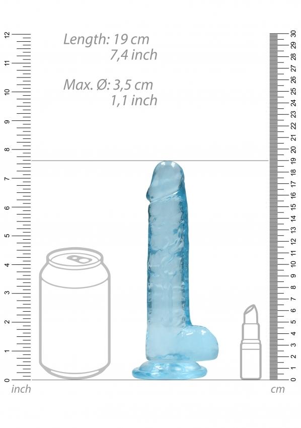 Realrock-gelove-dildo-s-prisavkou-19-cm-modra-6 Realrock gelové dildo s přísavkou 19 cm modrá