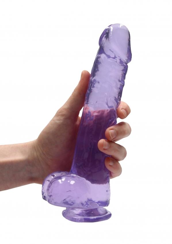 Realrock-gelove-dildo-s-prisavkou-24-cm-fialove-2 Realrock gelové dildo s přísavkou 24 cm fialové