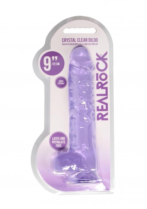 Realrock-gelove-dildo-s-prisavkou-24-cm-fialove-6 Realrock gelové dildo s přísavkou 24 cm fialové