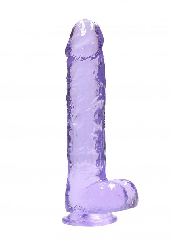 Realrock-gelove-dildo-s-prisavkou-24-cm-fialove Realrock gelové dildo s přísavkou 24 cm fialové