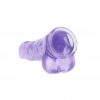 Realrock gelové dildo s přísavkou 28 cm fialové