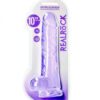 Realrock gelové dildo s přísavkou 28 cm fialové