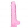 Realrock gelové dildo s přísavkou 28 cm růžové