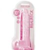 Realrock gelové dildo s přísavkou 28 cm růžové