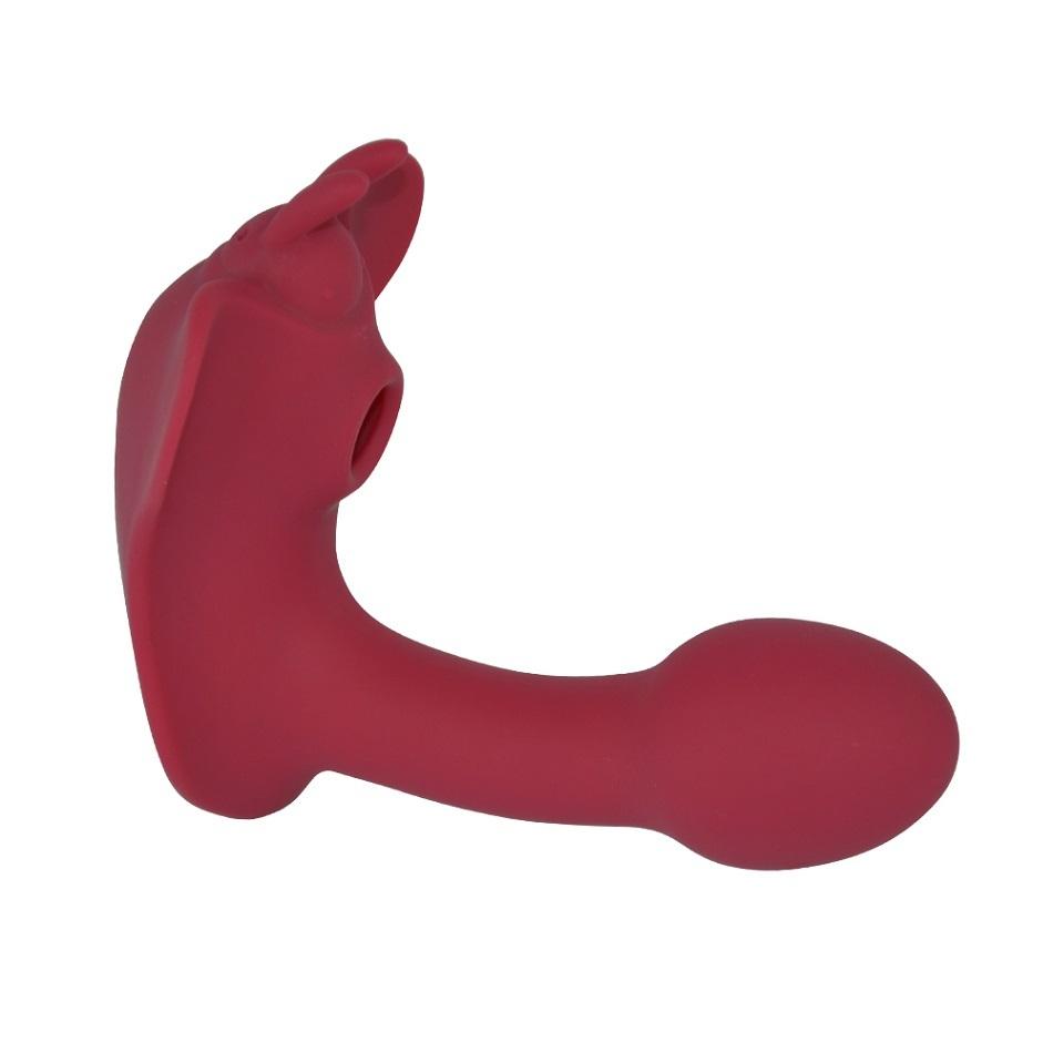 Romant-Bill-vibrator-do-kalhotek-s-podtlakovym-stimulatorem-klitorisu-cerveny-10 Romant Bill vibrátor do kalhotek s podtlakovým stimulátorem klitorisu červený