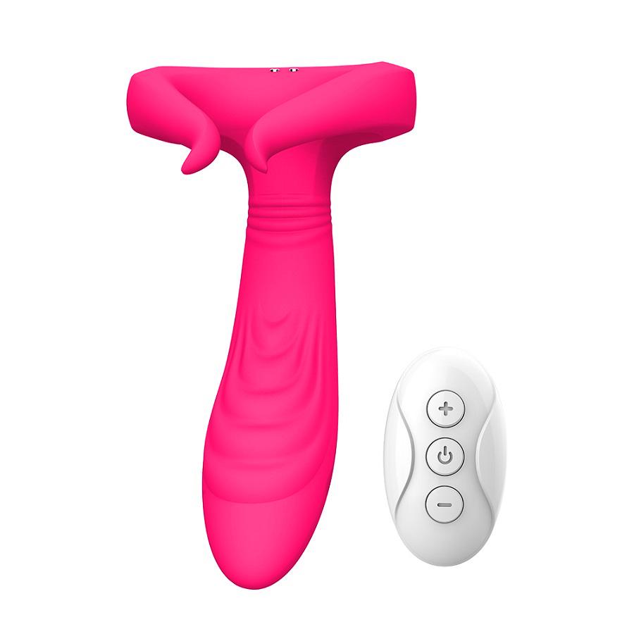 Romant-Couple-parovy-vibrator-a-masturbator-2v1-ruzovy-2 Romant Couple párový vibrátor a masturbátor 2v1 růžový
