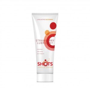 SHOTS Lubrikační gel - jahoda 100 ml