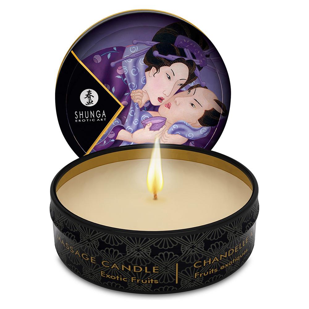 SHUNGA-masazni-svicka-s-vuni-exotickeho-ovoce-30ml SHUNGA - masážní svíčka s vůní exotického ovoce 30ml