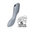 Satisfyer Curvy Trinity 3 vibrátor - modrošedý