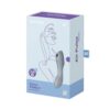 Satisfyer Curvy Trinity 3 vibrátor - modrošedý