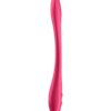 Satisfyer Elastic game Multifunkční párový vibrátor - červený