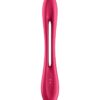 Satisfyer Elastic game Multifunkční párový vibrátor - červený