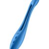 Satisfyer Elastic game Multifunkční párový vibrátor - modrý