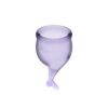 Satisfyer Feel Secure menstruační kalíšky světle 2 ks fialové