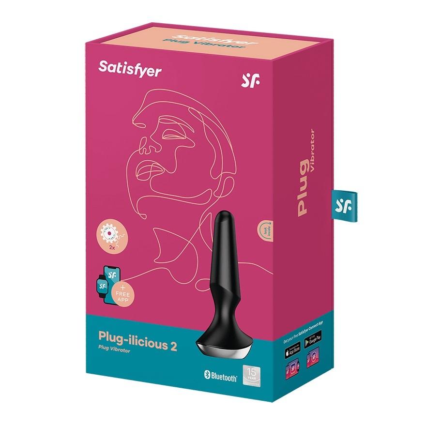 Satisfyer-Plug-ilicious-2-Vibracni-analni-kolik-cerny-6 Satisfyer Plug-ilicious 2 Vibrační anální kolík - černý