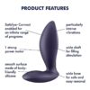 Satisfyer Power Anální vibrační kolík - Plum