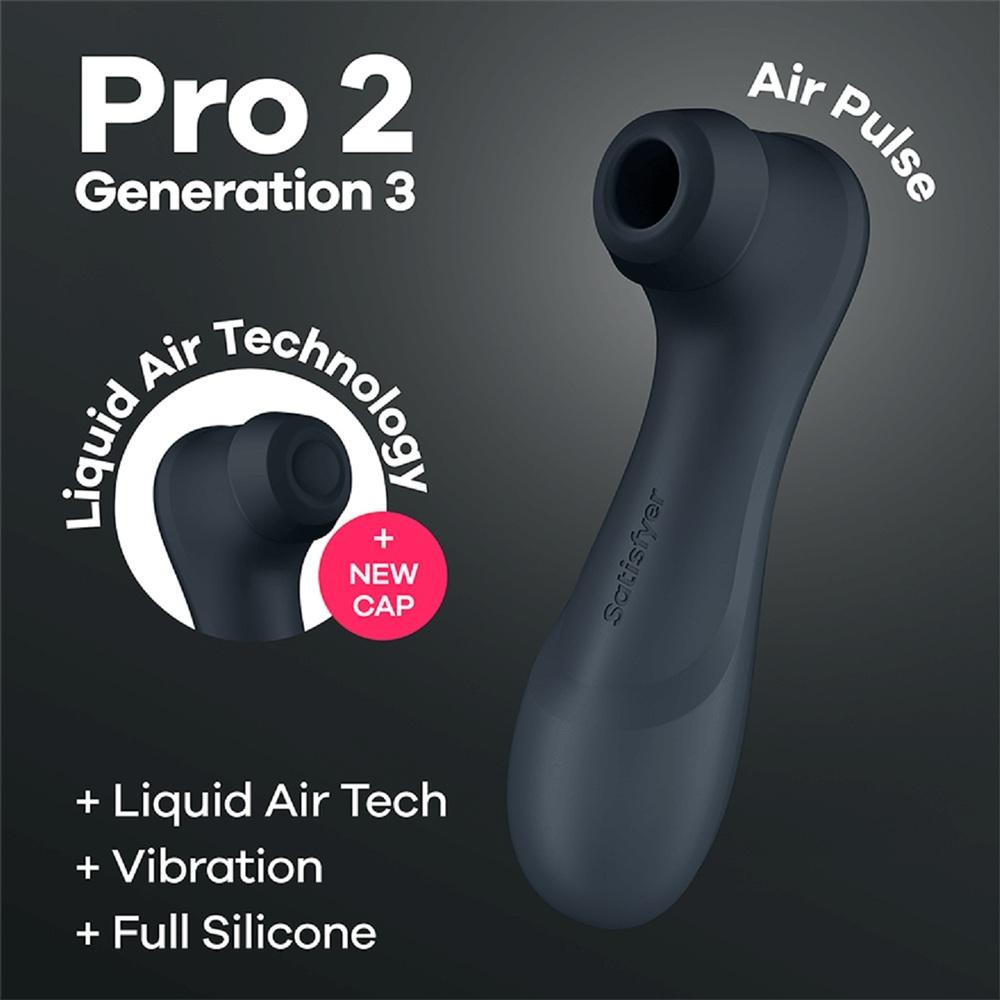 Satisfyer-Pro-2-Generation-3-Stimulator-na-klitoris-Black-12 Satisfyer Pro 2 Generation 3 Dark Grey Liquid Air
