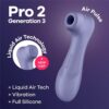 Satisfyer Pro 2 Generation 3 Lilac Liquid Air