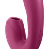 Satisfyer Sunray vibrátor a stimulátor klitorisu 2 v 1 - Berry
