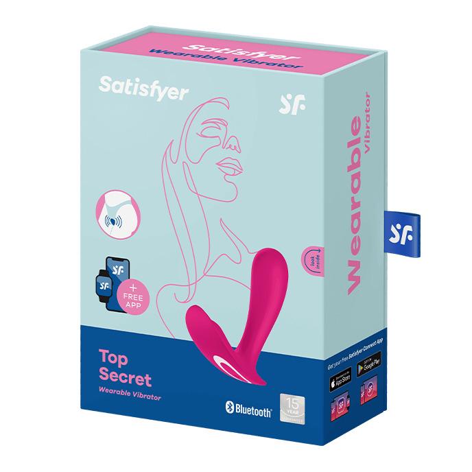 Satisfyer-Top-secret-Vibrator-do-kalhotek-ruzovy-6 Satisfyer Top secret Vibrátor do kalhotek - růžový