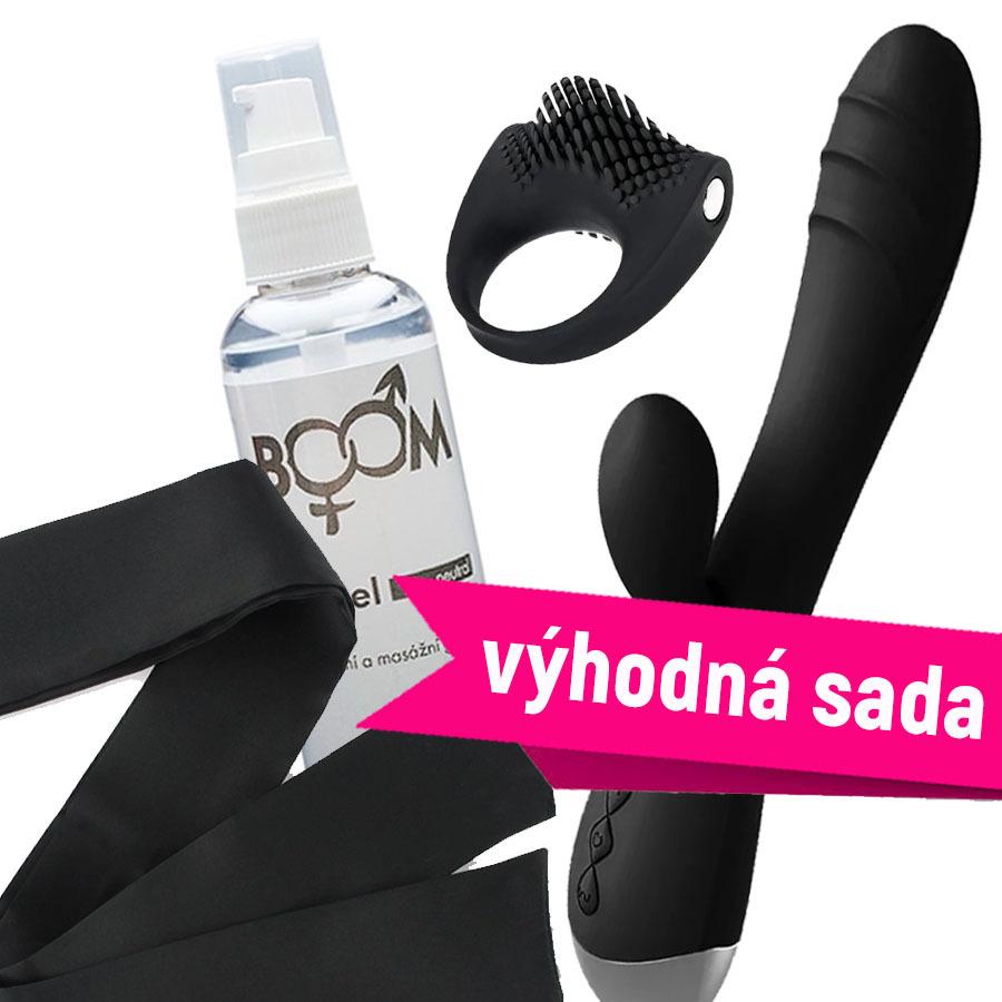 Sexshop-Cerna-darkova-sada-Basic-X Sexshop Černá dárková sada Basic X