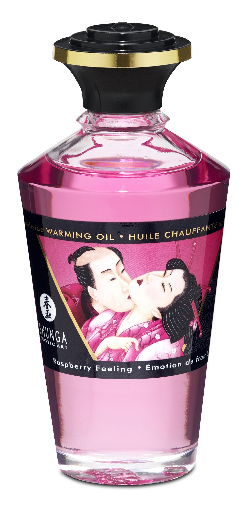 Shunga-Aphrodisiac-Warming-Oil-Raspberry-Feeling-100ml-2 Shunga Aphrodisiac Warming Oil Raspberry Feeling 100ml