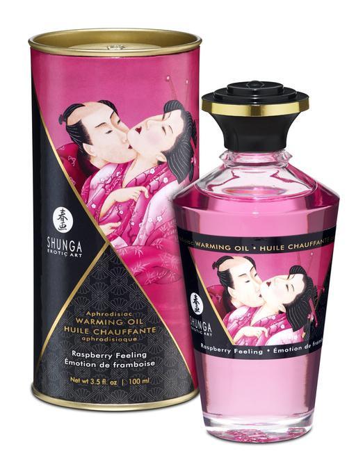 Shunga-Aphrodisiac-Warming-Oil-Raspberry-Feeling-100ml Shunga Aphrodisiac Warming Oil Raspberry Feeling 100ml