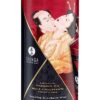 Shunga Hřejivý masážní olej s afrodiziaky - jahody/šampaňské 100 ml