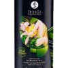 Shunga Hřejivý masážní olej s afrodiziaky - zelený čaj 100 ml
