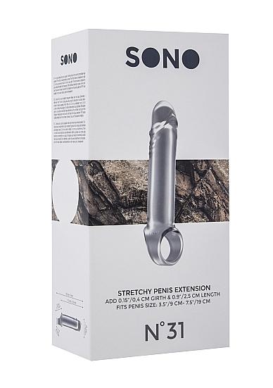 Sono-Prodluzujici-navlek-na-penis-No.-31-transparentni-2 Sono Prodlužující návlek na penis No. 31 - transparentní