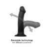 Strap-on-me Ohybné dildo M - černé