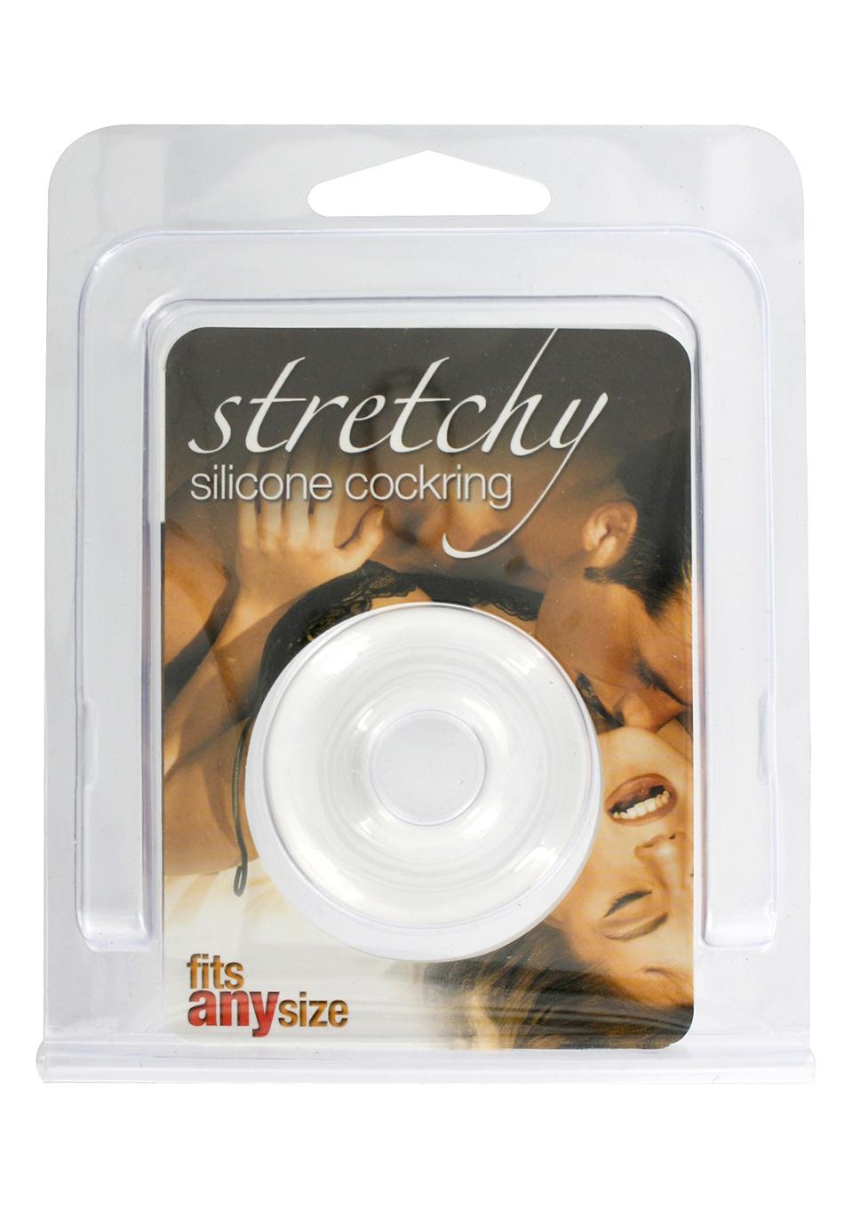 Stretchy-Erekcni-krouzek-silikonovy-transparentni Stretchy Erekční kroužek silikonový - transparentní