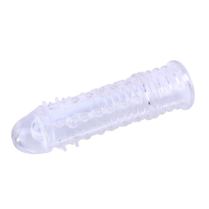 SuperMe-Swirls-prodluzujici-navlek-na-penis-ciry-4 SuperMe Swirls prodlužující návlek na penis čirý