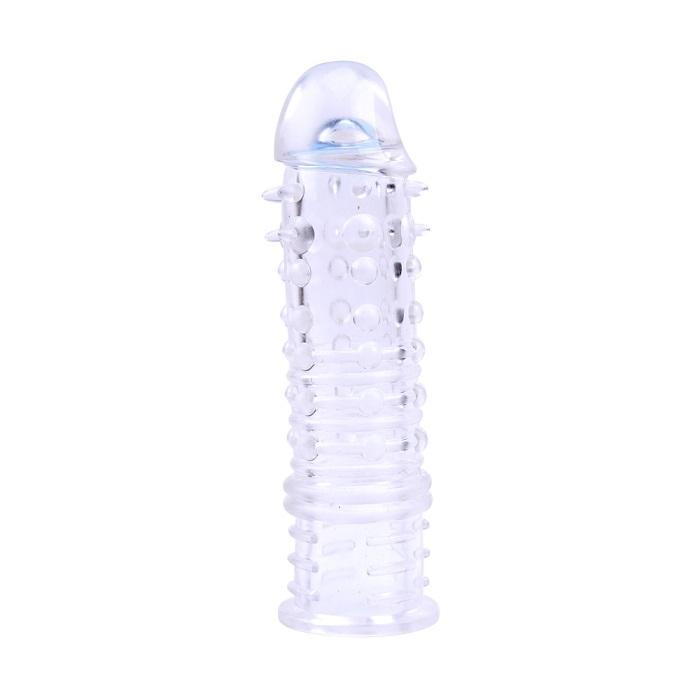 SuperMe-Swirls-prodluzujici-navlek-na-penis-ciry SuperMe Swirls prodlužující návlek na penis čirý