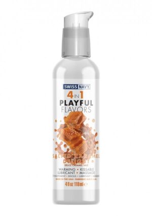 Swiss Navy Playful 4 in1 lubrikační gel Salted Caramel Delight 118ml