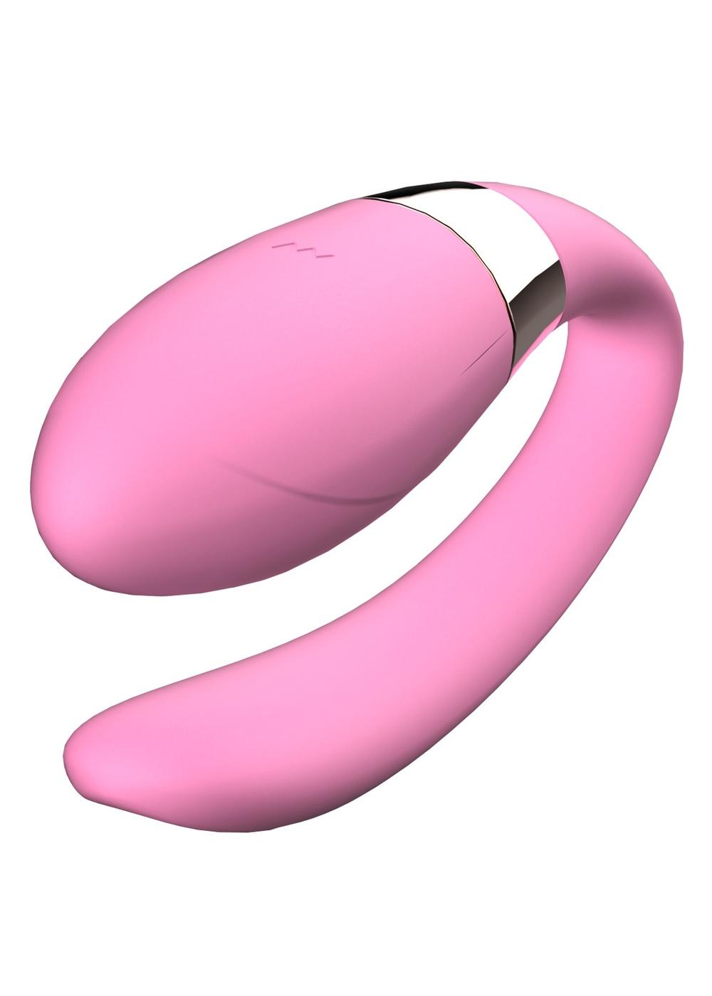 V-Vibe-Parovy-vibrator-ruzovy-2 V-Vibe Párový vibrátor - růžový