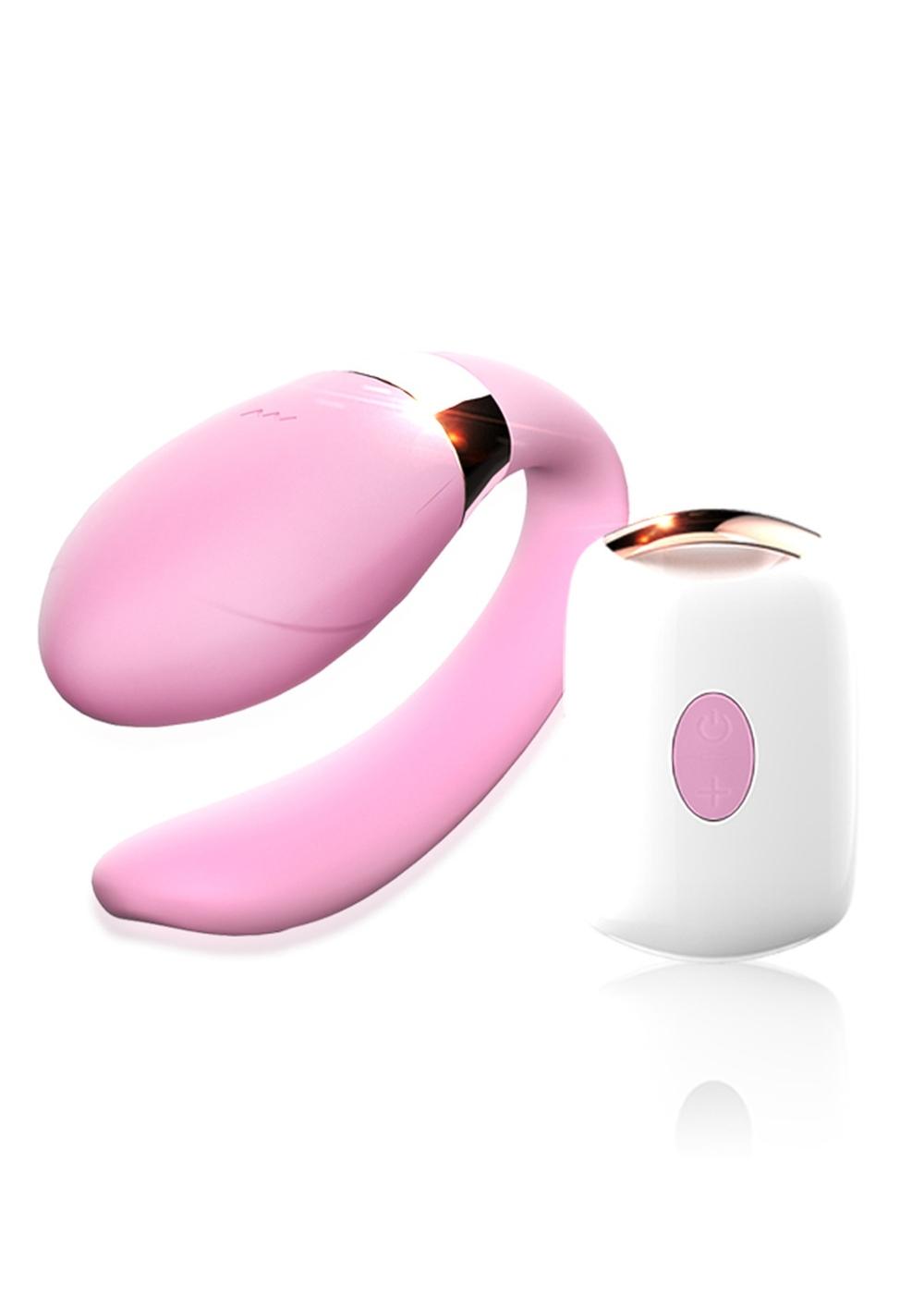 V-Vibe-Parovy-vibrator-ruzovy V-Vibe Párový vibrátor - růžový