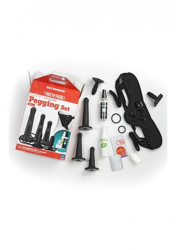 VAC-U-LOCK-Silicone-Pegging-Set-strap-on-postroj-a-4-dilda-2 VAC-U-LOCK Silicone Pegging Set strap-on postroj a 4 dilda