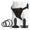 VAC-U-LOCK Silicone Pegging Set strap-on postroj a 4 dilda