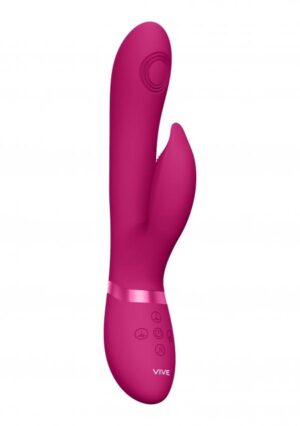 VIVE Aimi Rabbit vibrátor s pulzacemi - růžový