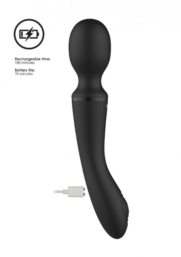 VIVE-Enora-Masazni-hlavice-a-vibrator-2v1-cerna-2 VIVE Enora Masážní hlavice a vibrátor 2v1 - černá