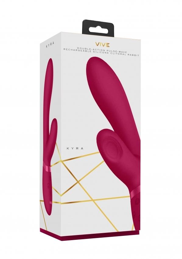 VIVE-Kyra-Pink-vibrator-na-G-bod-a-s-pulzacemi-12 VIVE Kyra Pink vibrátor na G-bod a s pulzacemi