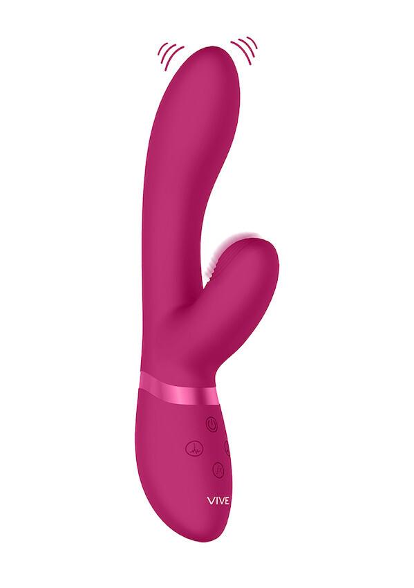 VIVE-Kyra-Pink-vibrator-na-G-bod-a-s-pulzacemi-2 VIVE Kyra Pink vibrátor na G-bod a s pulzacemi