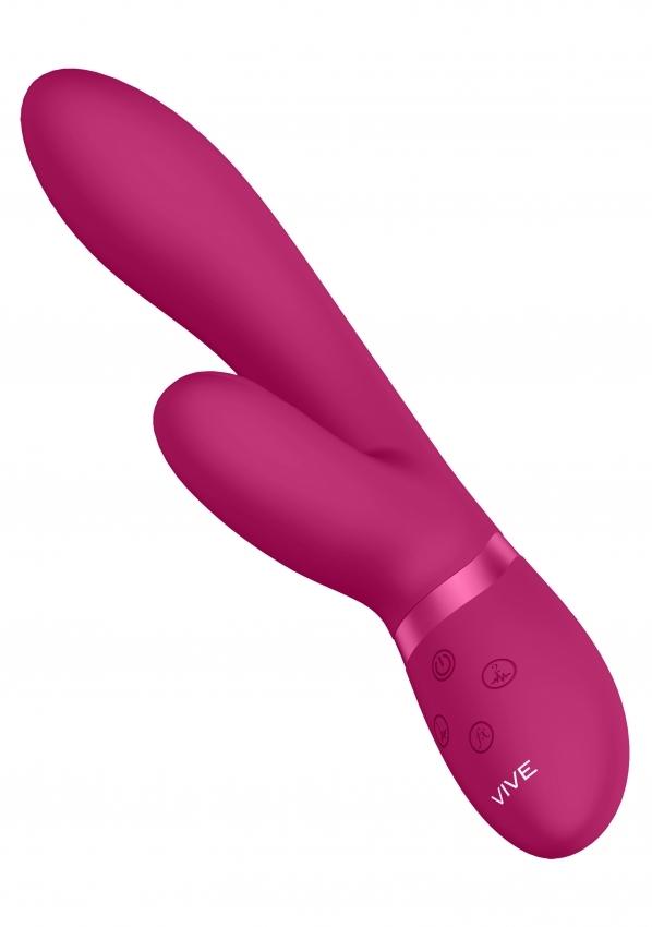 VIVE-Kyra-Pink-vibrator-na-G-bod-a-s-pulzacemi-4 VIVE Kyra Pink vibrátor na G-bod a s pulzacemi
