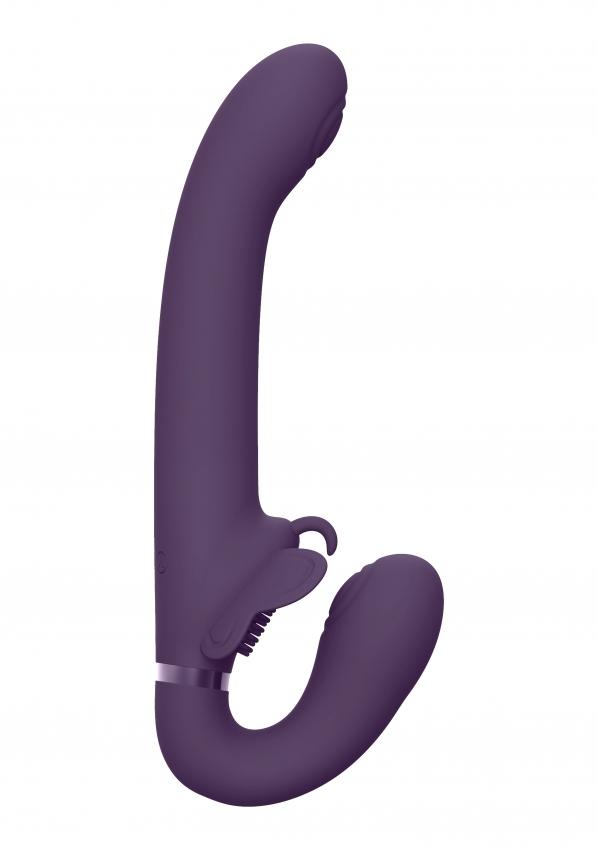 VIVE-Satu-Pulzacni-a-vibracni-strap-on-fialovy VIVE Satu Pulzační a vibrační strap-on - fialový