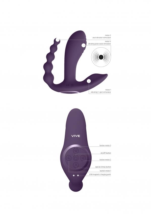 VIVE-Vibrator-do-kalhotek-Kata-fialovy-8 VIVE Vibrátor do kalhotek Kata - fialový